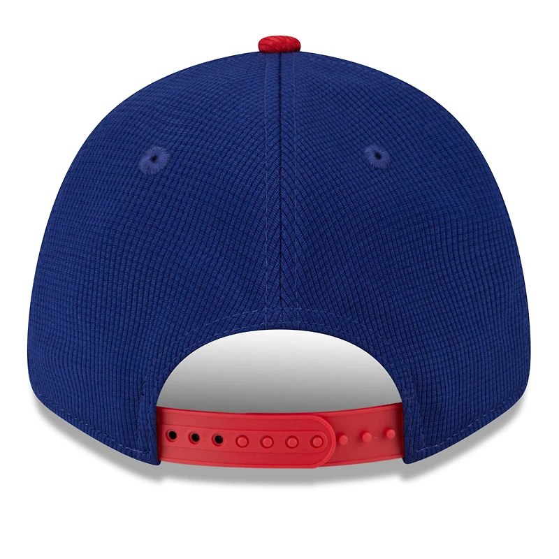 Casquette ajustable 9FORTY pour hommes des Phillies de Philadelphie 2024 New Era, bleu marine