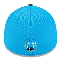 Men's New Era Neptune Blue/Navy Philadelphia Phillies City Connect Batting Practice 39THIRTY Flex Hat
