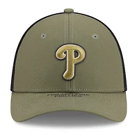 Men's New Era  Olive Philadelphia Phillies 2026 Armed Forces Day 39THIRTY M-Crown Flex Hat