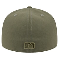 Casquette ajustée A-Frame 59FIFTY pour homme New Era, olive, Philadelphia Phillies Color Pack