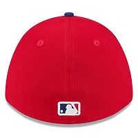 Casquette New Era Flex rouge/bleu roi Philadelphia Phillies 2026 Spring Training M-Crown 39THIRTY pour homme