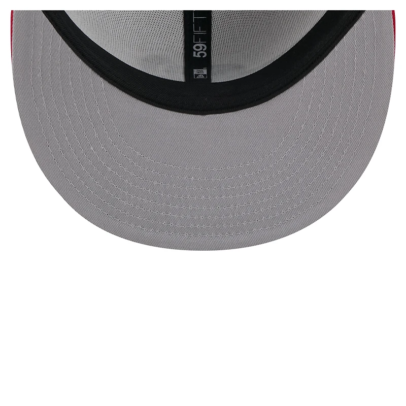 Casquette ajustée 59FIFTY Paint Stroke des Philadelphia Phillies de New Era pour homme, rouge/blanc