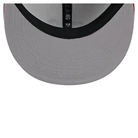 Casquette ajustée 59FIFTY Paint Stroke des Philadelphia Phillies de New Era pour homme, rouge/blanc