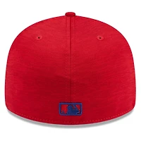 Casquette ajustée 59FIFTY à profil bas pour hommes des Phillies de Philadelphie 2024 New Era rouge