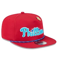 Casquette snapback rouge New Era pour homme, motif Big League Chew des Philadelphia Phillies 2025