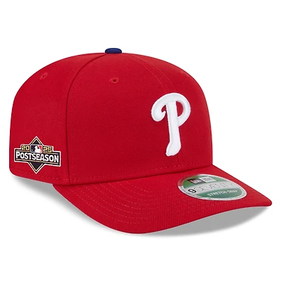 Casquette ajustable 9SEVENTY rouge New Era pour homme, écusson latéral des Phillies de Philadelphie, édition 2025 de la MLB