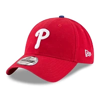 Men's New Era Red Philadelphia Phillies 2025 MLB Postseason Side Patch 9TWENTY Adjustable Hat