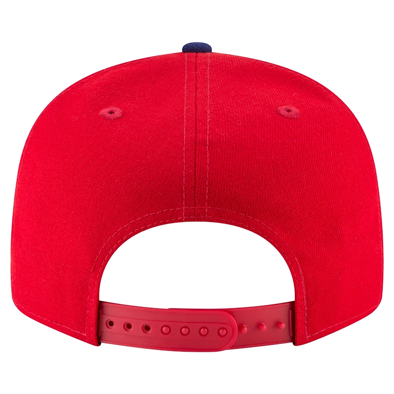 Casquette snapback 9FIFTY rouge New Era pour homme, écusson latéral, Philadelphia Phillies 2026 All-Star Game