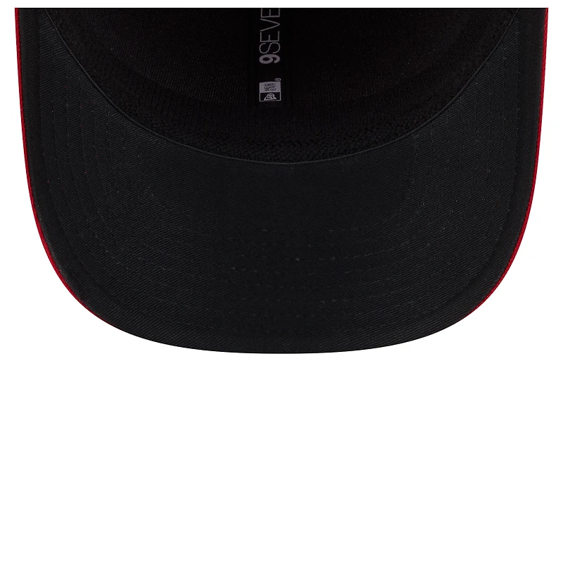 Casquette ajustable New Era 9SEVENTY rouge pour homme, écusson latéral, match des étoiles 2026 des Phillies de Philadelphie
