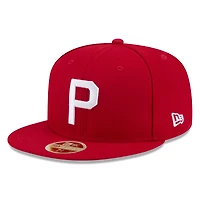 Casquette ajustée New Era rouge Philadelphia Phillies 2026, Temple de la renommée du baseball, modèle 59FIFTY pour homme