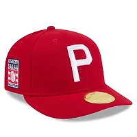 Men's New Era Red Philadelphia Phillies 2026 Baseball Hall of Fame 59FIFTY Low Profile Fitted Hat