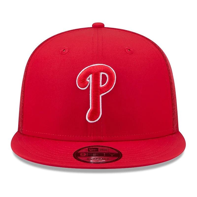 Casquette snapback New Era rouge Philadelphia Phillies 2026 pour homme