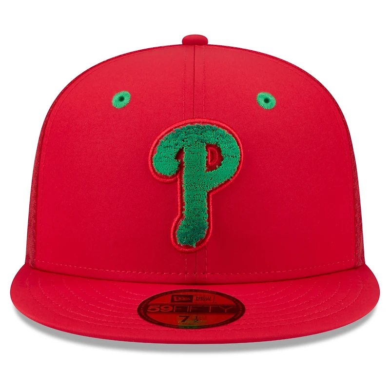 Men's New Era Red Philadelphia Phillies 2026 MLB All-Star Game Workout 59FIFTY Fitted Hat