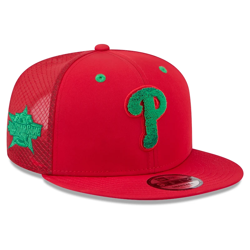 Casquette snapback New Era rouge Philadelphia Phillies 2026 MLB All-Star Game 9FIFTY pour homme