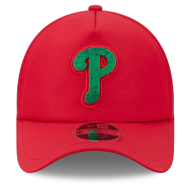 Men's New Era Red Philadelphia Phillies 2026 MLB All-Star Game Workout 9FORTY Apex Adjustable Hat