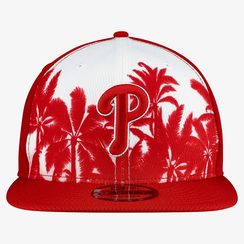 Casquette snapback New Era rouge Philadelphia Phillies 2026 Spring Training Fan Pack Grow 9FIFTY pour homme