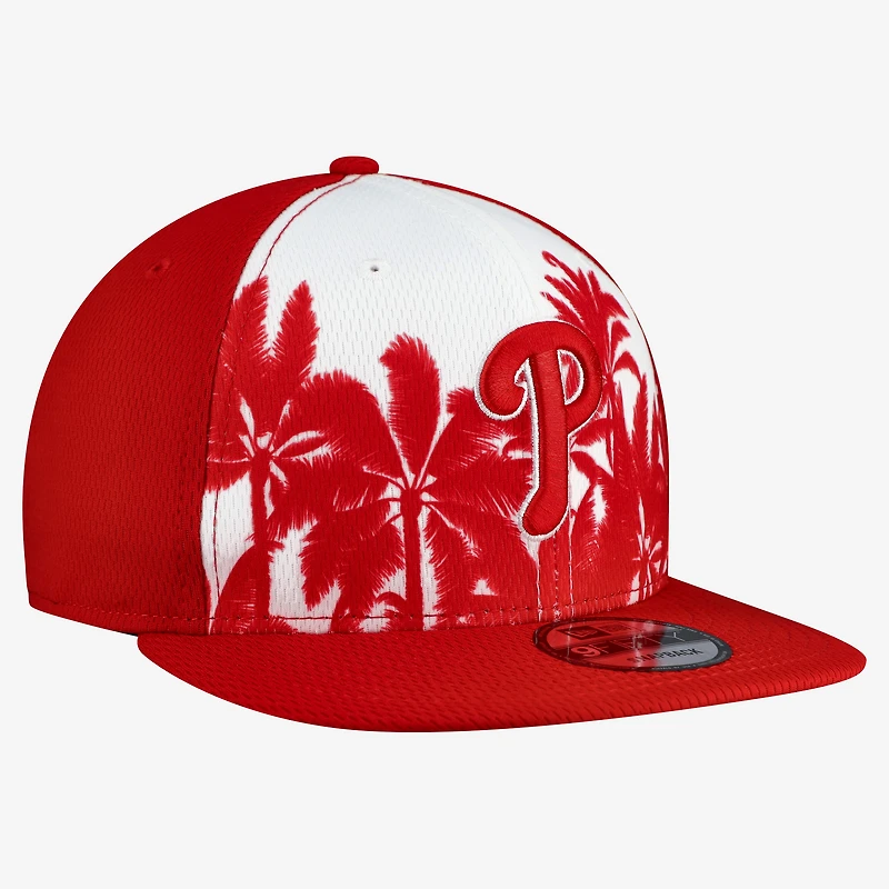 Casquette snapback New Era rouge Philadelphia Phillies 2026 Spring Training Fan Pack Grow 9FIFTY pour homme