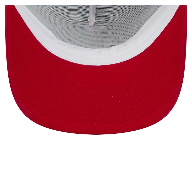 Men's New Era  Red Philadelphia Phillies 9FIFTY A-Frame Trucker Snapback Hat