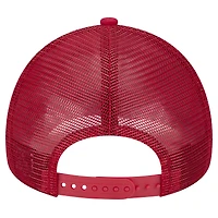 Men's New Era Red Philadelphia Phillies 9FORTY A-Frame Trucker Adjustable Hat