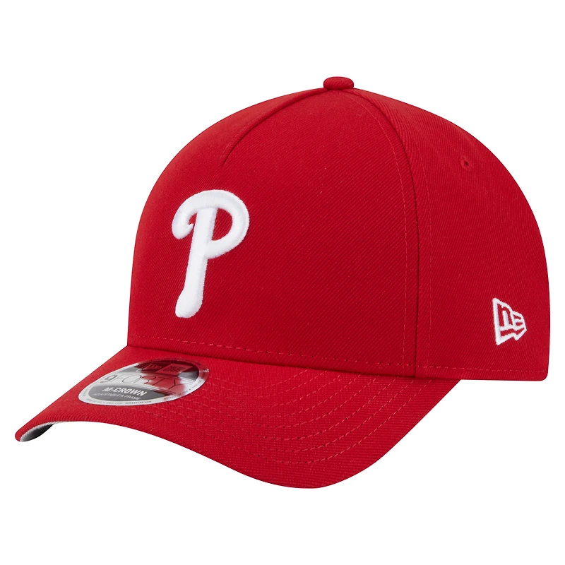 Men's New Era  Red Philadelphia Phillies 9FORTY M-Crown Adjustable Hat