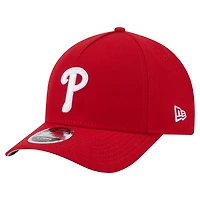 Men's New Era  Red Philadelphia Phillies 9FORTY M-Crown Adjustable Hat