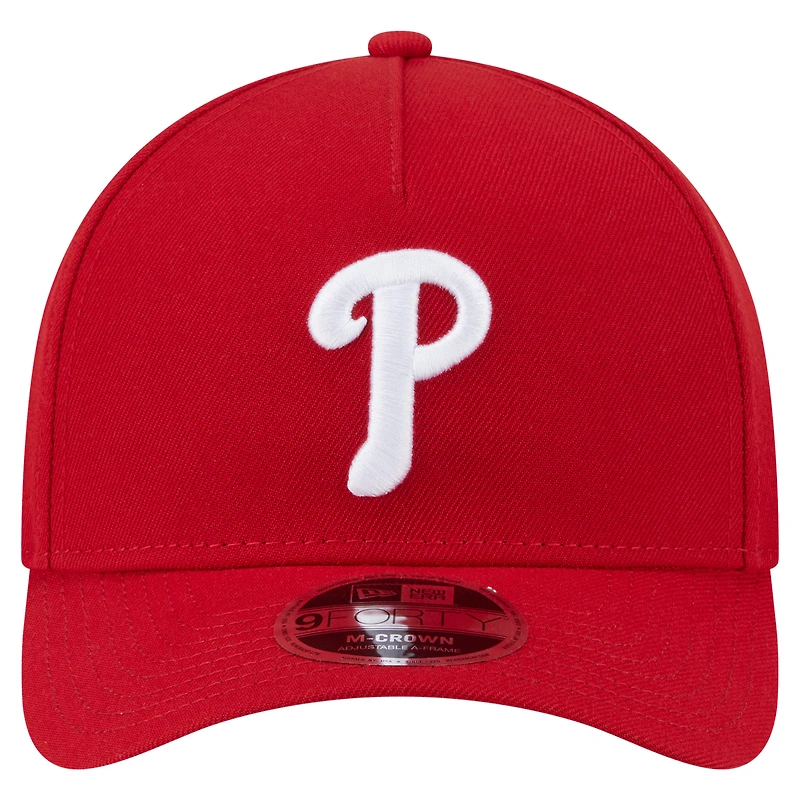 Casquette ajustable 9FORTY M-Crown des Philadelphia Phillies de New Era pour homme