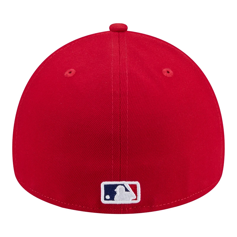 Casquette ajustée New Era rouge Philadelphia Phillies 59FORTY pour homme