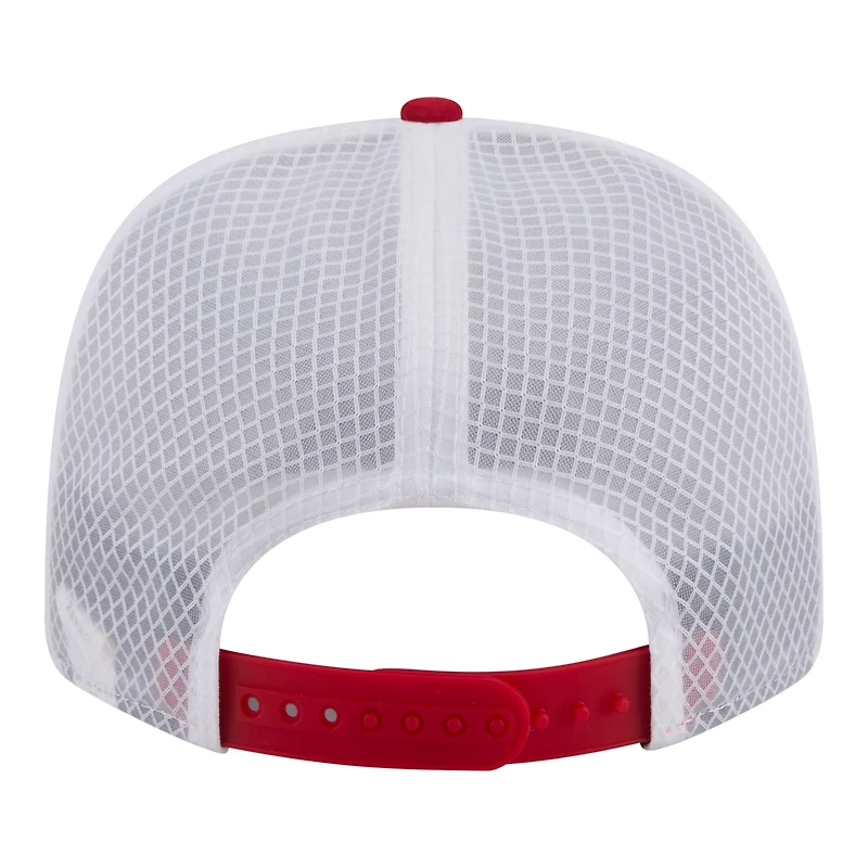 Men's New Era  Red Philadelphia Phillies Active 9SEVENTY Adjustable Trucker Hat