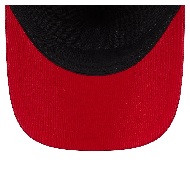 Casquette ajustable New Era 9FORTY M-Crown A-Frame rouge pour homme, motif drapeau américain des Phillies de Philadelphie