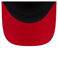 Casquette ajustable New Era 9FORTY M-Crown A-Frame rouge pour homme, motif drapeau américain des Phillies de Philadelphie