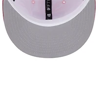 Men's New Era Red Philadelphia Phillies Bikini Bottom Trucker 9FIFTY Snapback Hat