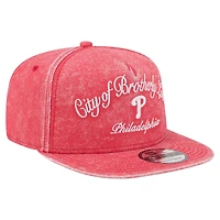 Casquette snapback New Era rouge Philadelphia Phillies City Slogan A-Frame 9FIFTY pour homme