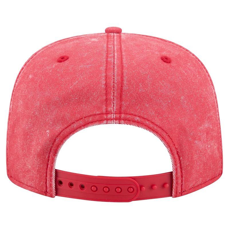 Men's New Era Red Philadelphia Phillies City Slogan A-Frame 9FIFTY Snapback Hat