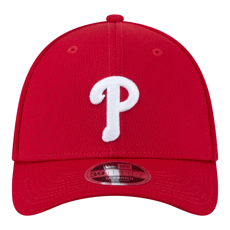 Men's New Era Red Philadelphia Phillies Dash 39THIRTY Flex Hat