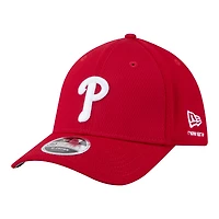 Casquette New Era rouge Philadelphia Phillies Dash 39THIRTY Flex pour homme