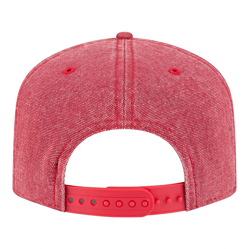 Men's New Era Red Philadelphia Phillies Denim Classic 19TWENTY Adjustable Hat
