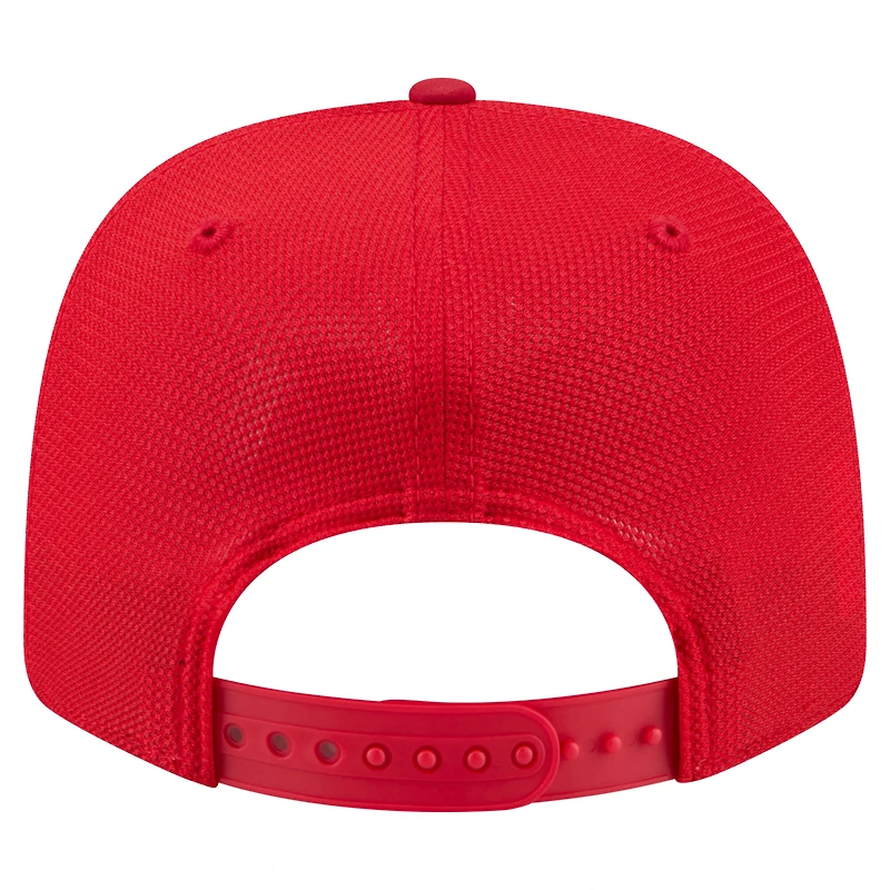 Men's New Era Red Philadelphia Phillies Floral Patch 9SEVENTY Adjustable Hat