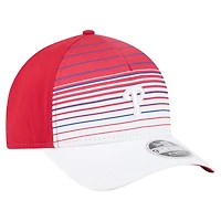 Casquette ajustable New Era rouge Philadelphia Phillies Gradient 9FORTY M-Crown pour homme