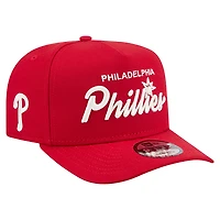 Men's New Era  Red Philadelphia Phillies Local Play A-Frame 9FIFTY Snapback Hat