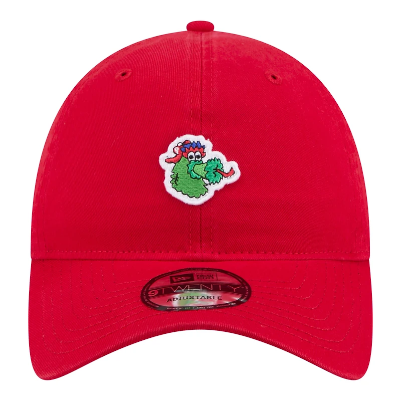 Men's New Era  Red Philadelphia Phillies Mascot 9TWENTY Adjustable Hat