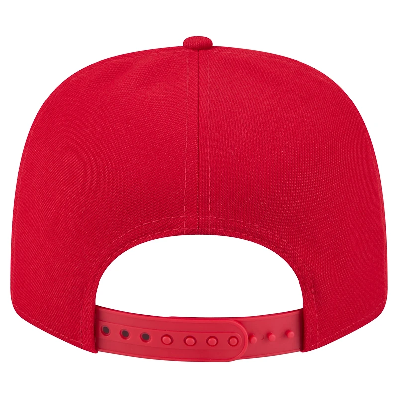 Casquette extensible à boutons-pression New Era pour homme avec plusieurs cordes et logo rouge des Philadelphia Phillies 9SEVENTY