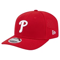 Men's New Era  Red Philadelphia Phillies Performance 9SEVENTY Adjustable Hat
