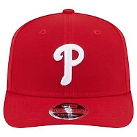 Casquette ajustable New Era Performance 9SEVENTY rouge des Philadelphia Phillies pour homme