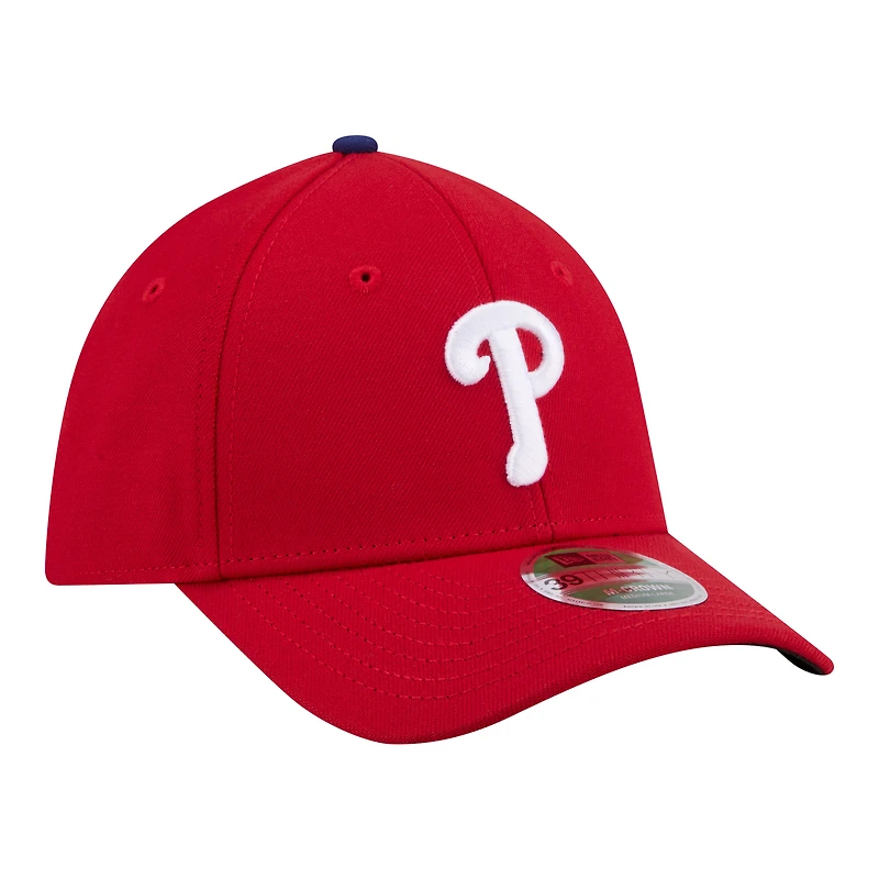 Casquette New Era Royal Philadelphia Phillies Player Replica 39THIRTY M-Crown Flex pour homme