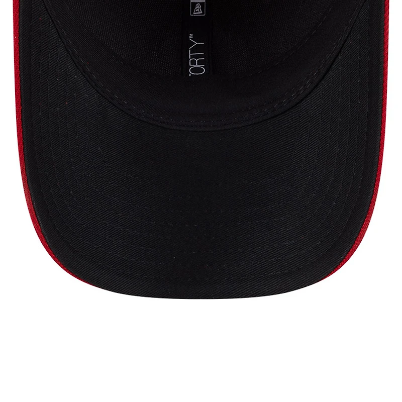 Casquette ajustable New Era 9FORTY pour homme, réplique du joueur des Philadelphia Phillies, rouge
