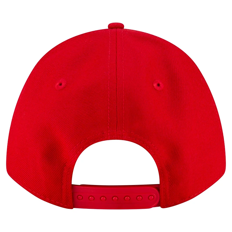 Casquette ajustable New Era 9FORTY pour homme, réplique du joueur des Philadelphia Phillies, rouge