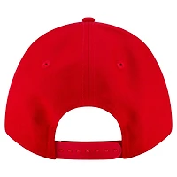 Casquette ajustable New Era 9FORTY pour homme, réplique du joueur des Philadelphia Phillies, rouge