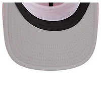 Casquette de golf ajustable rétro en satin rouge des Philadelphia Phillies pour homme de New Era