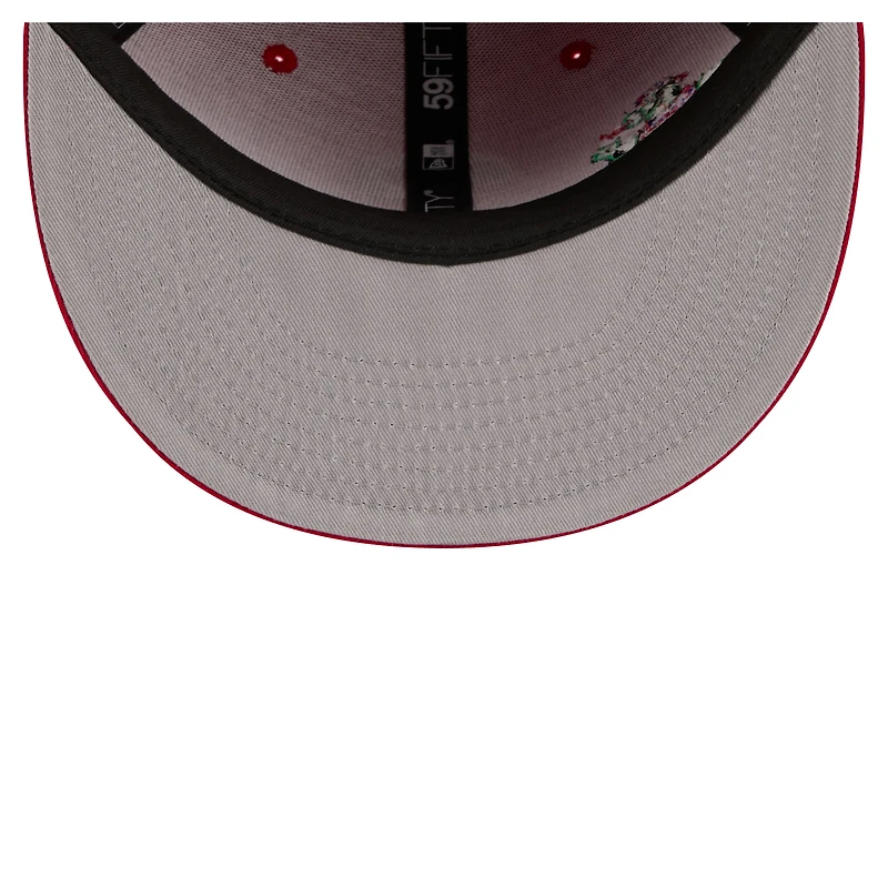 Men's New Era Red Philadelphia Phillies Run Mascot 59FIFTY Fitted Hat