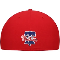 Men's New Era Red Philadelphia Phillies Shadow Logo 59FIFTY Fitted Hat